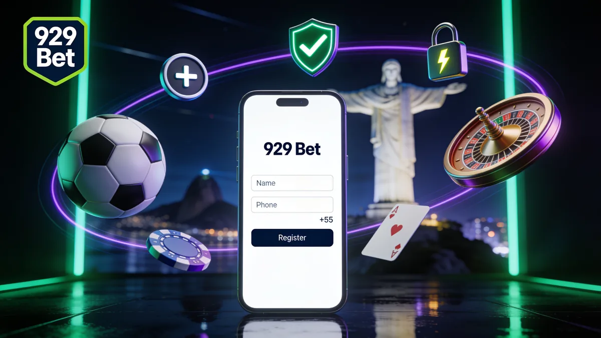 929 bet no Brasil — Como Fazer o Cadastro na 929 bet